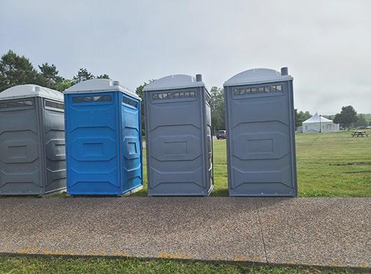 our crew frequently cleans and maintains the special event restrooms during the period of your event to ensure they're always in pristine condition